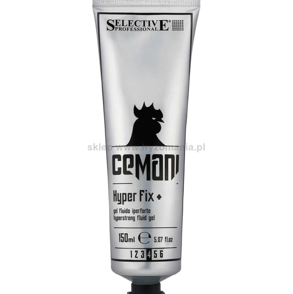 Selective Professional Cemani Hyper Fix+ Ultramocny żel do włosów dla mężczyzn 150ml