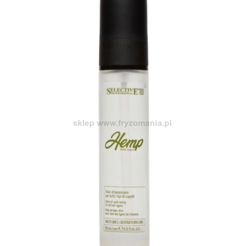Selective Professional Hemp Elixir Olejek do włosów 50ml