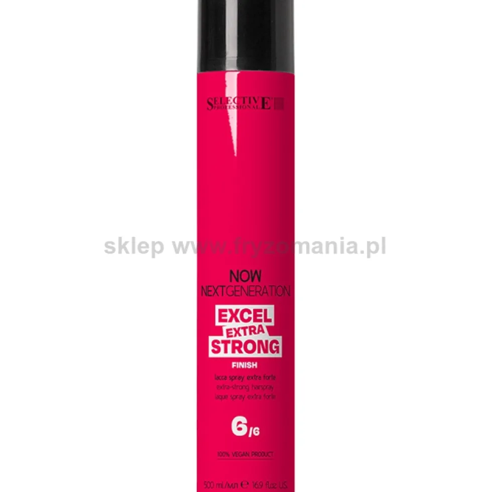 Selective Professional Now Next Generation Excel Extra Strong Lakier do włosów, bardzo mocny 500ml
