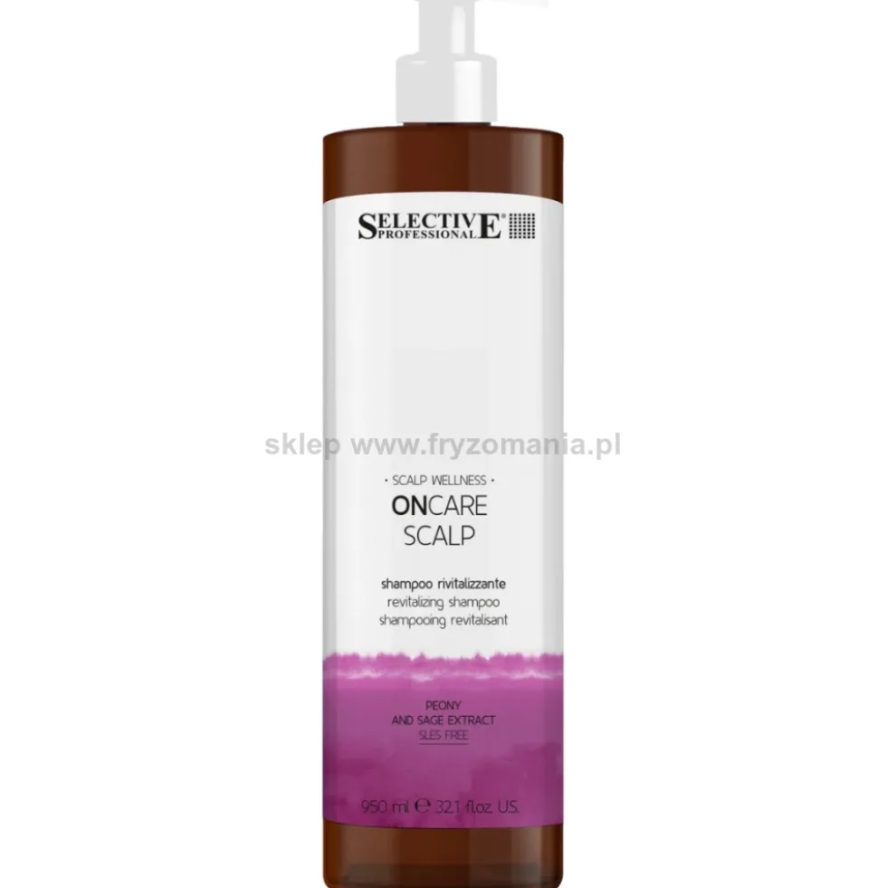 Selective Professional OnCare Scalp Revitalizing Szampon do włosów cienkich i wypadających 950ml