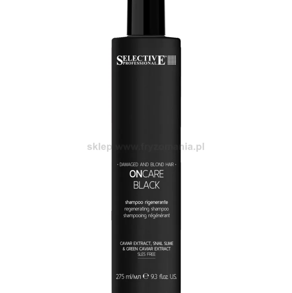 Selective Professional OnCare Black Szampon do włosów zniszczonych i blond 275ml