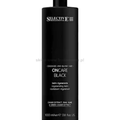 Selective Professional OnCare Black Balsam, odżywka do włosów zniszczonych i blond 1000ml