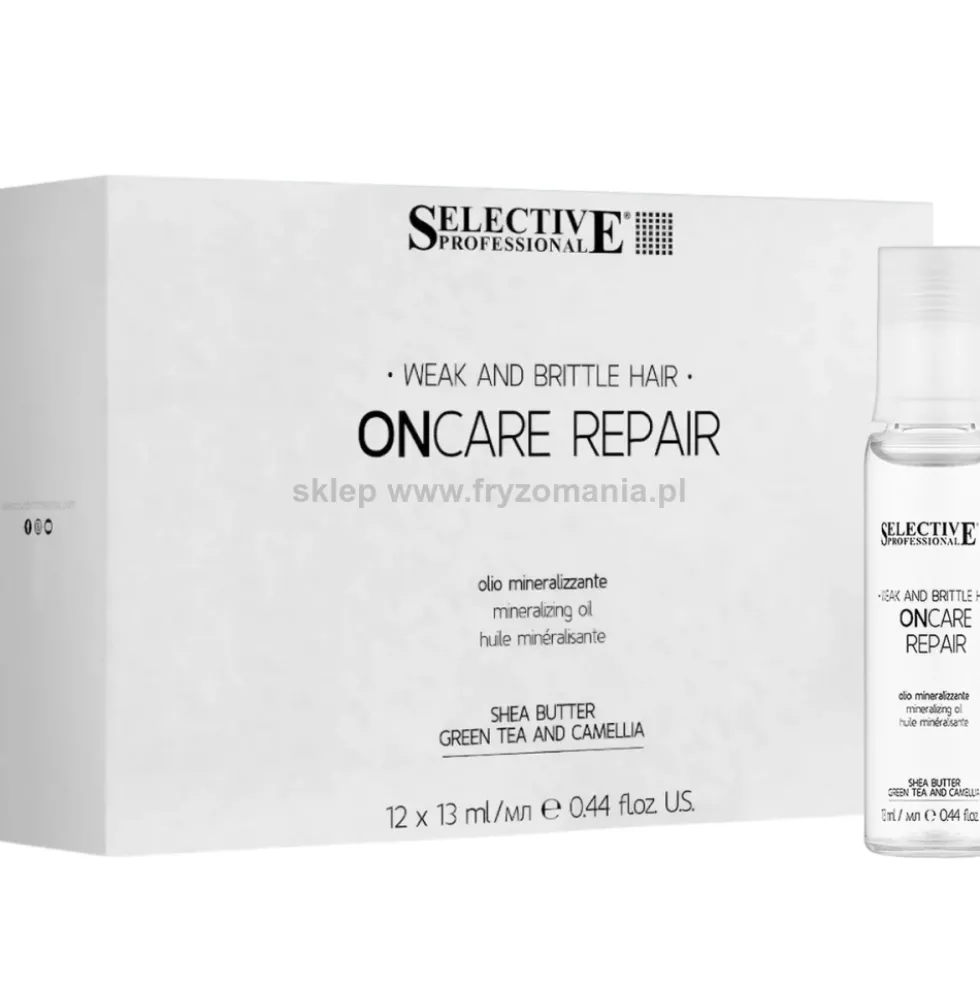 Selective Professional OnCare Repair Ampułki / olejek mineralny do włosów zniszczonych i słabych 12x13ml