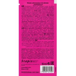 Stapiz Acid Balance Maska zakwaszająca do włosów 10ml
