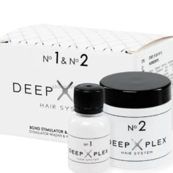 Stapiz Deep Plex No.1 & No.2 Kuracja odbudowująca do włosów, wzmacniacz 15ml + stymulator wiązań 60ml
