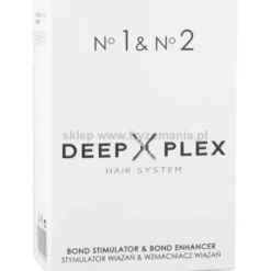 Stapiz Deep Plex Zestaw No1 Stymulator wiązań 150ml + No2 Wzmacniacz wiązań 290ml, ochrona i odbudowa włosów