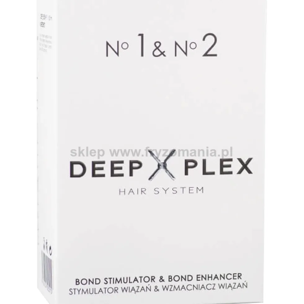 Stapiz Deep Plex Zestaw No1 Stymulator wiązań 150ml + No2 Wzmacniacz wiązań 290ml, ochrona i odbudowa włosów
