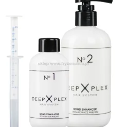 Stapiz Deep Plex Zestaw No1 Stymulator wiązań 150ml + No2 Wzmacniacz wiązań 290ml, ochrona i odbudowa włosów