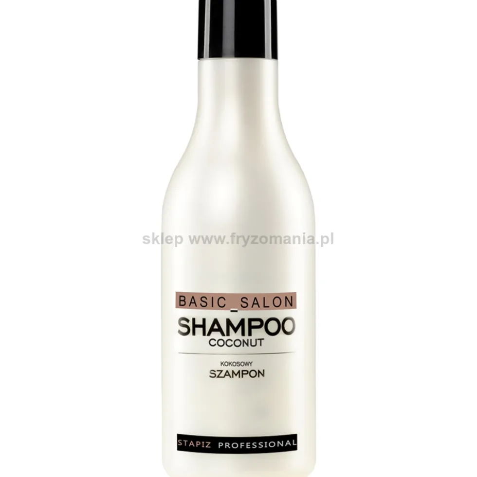 Stapiz Professional Basic Salon Szampon do włosów przesuszonych i zniszczonych, kokosowy 1000ml