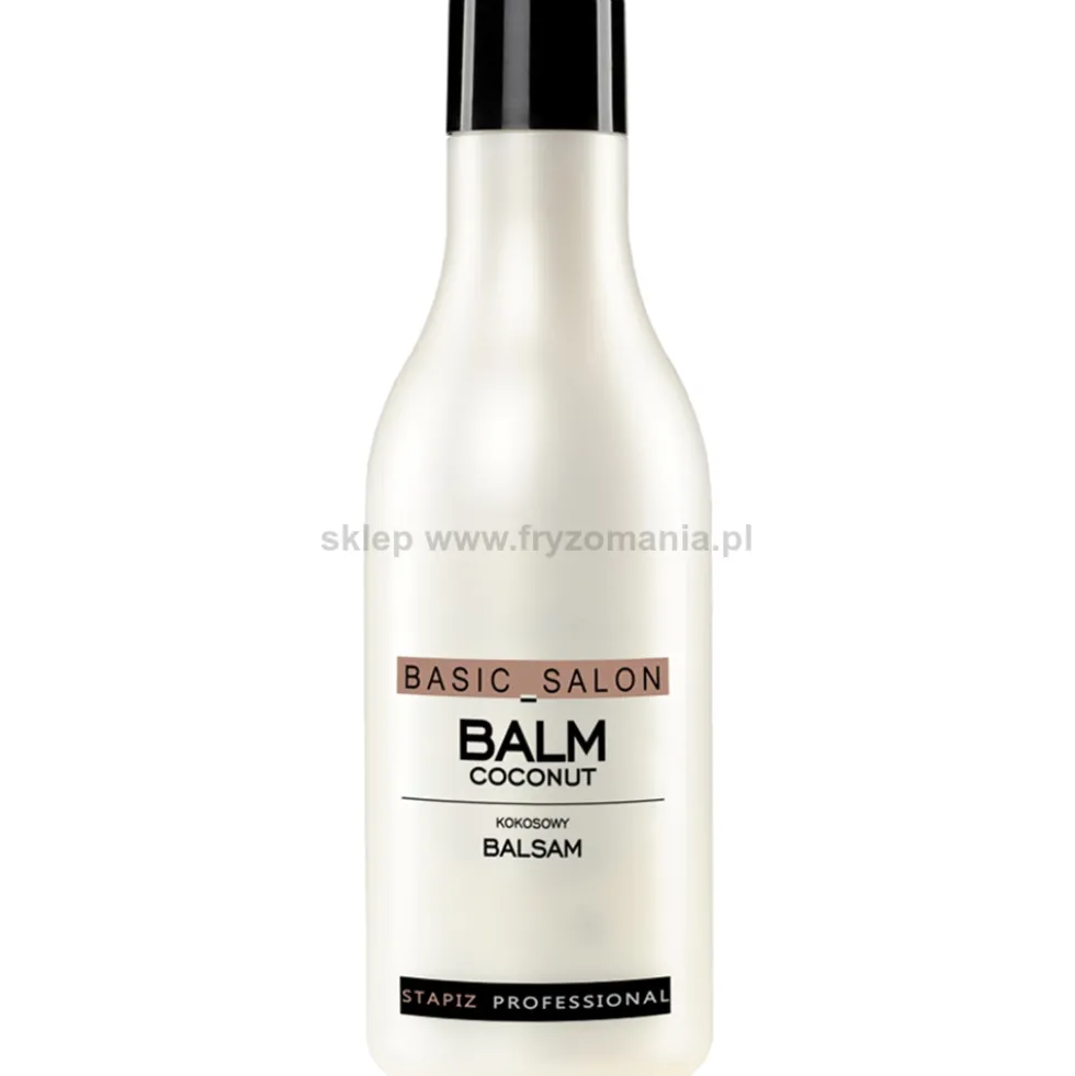Stapiz Professional Basic Salon Balsam do włosów przesuszonych i zniszczonych, kokosowy 1000ml