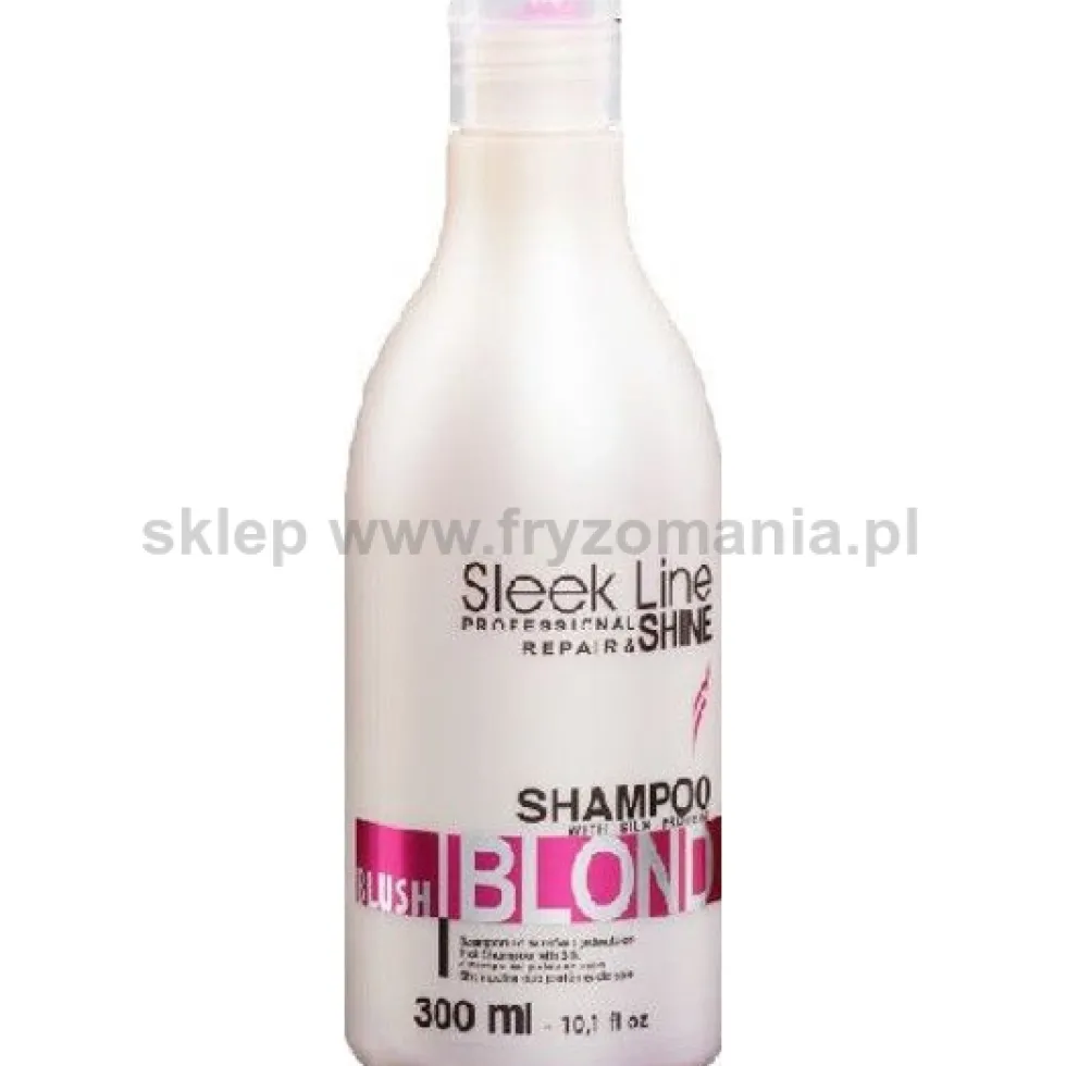 Stapiz Sleek Line Blond Blush szampon do włosów blond z różowym barwnikiem 300ml