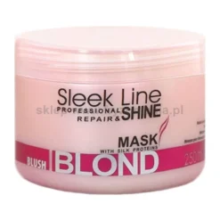 Stapiz Sleek Line Blond Blush maska do włosów blond z różowym barwnikiem 250ml