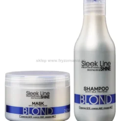 Stapiz Sleek Line Blond - zestaw neutralizujący żółte odcienie włosów, szampon 300ml i maska 250ml