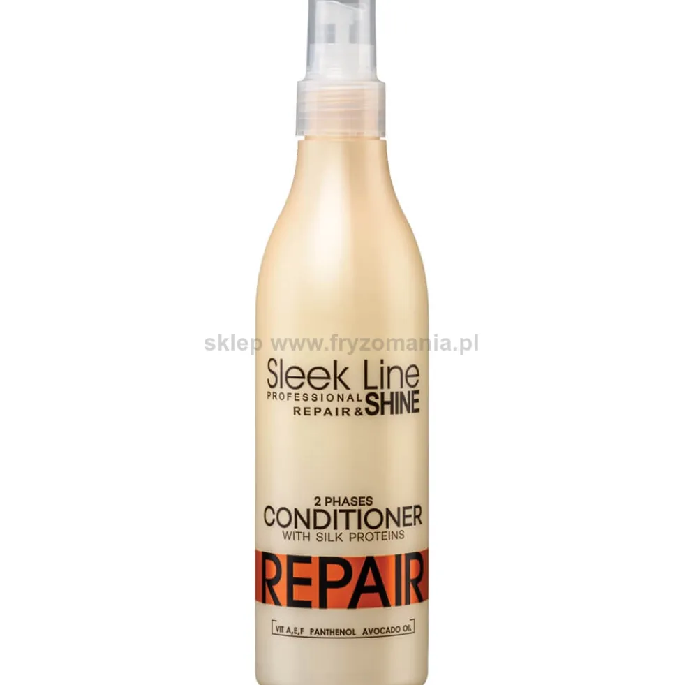 Stapiz Sleek Line Repair - zestaw regenerujący do włosów szampon 300ml, odżywka 300ml i maska 250ml