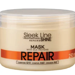 Stapiz Sleek Line Repair - zestaw regenerujący do włosów szampon 300ml, odżywka 300ml i maska 250ml