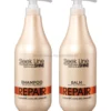 Stapiz Sleek Line Repair, zestaw regenerujący do włosów, szampon 1000ml i balsam 1000ml
