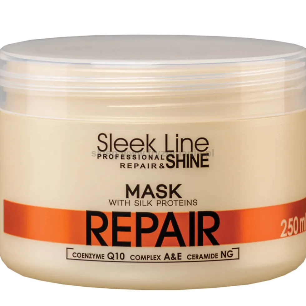 Stapiz Sleek Line Repair - zestaw regenerujący do włosów szampon 300ml i maska 250ml
