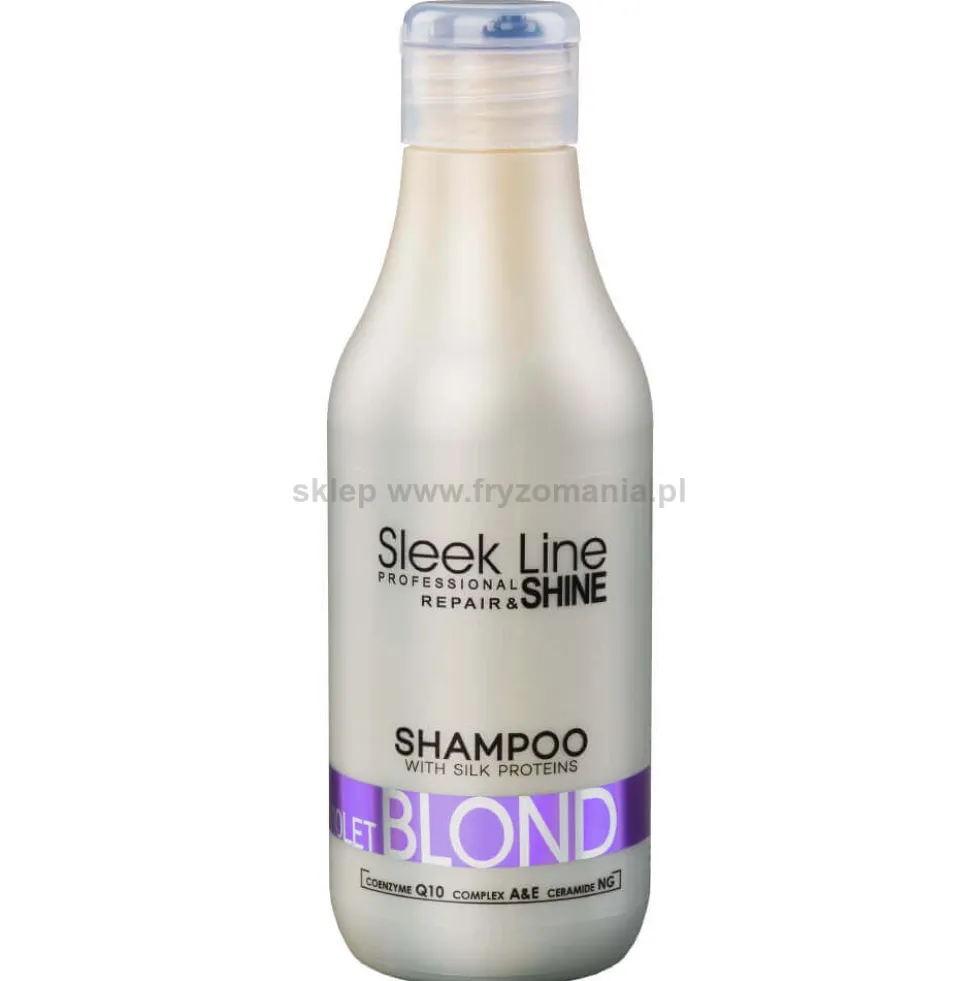 Stapiz Sleek Line Violet Blond - zestaw ochładzający kolor włosów szampon 300ml i maska 250ml