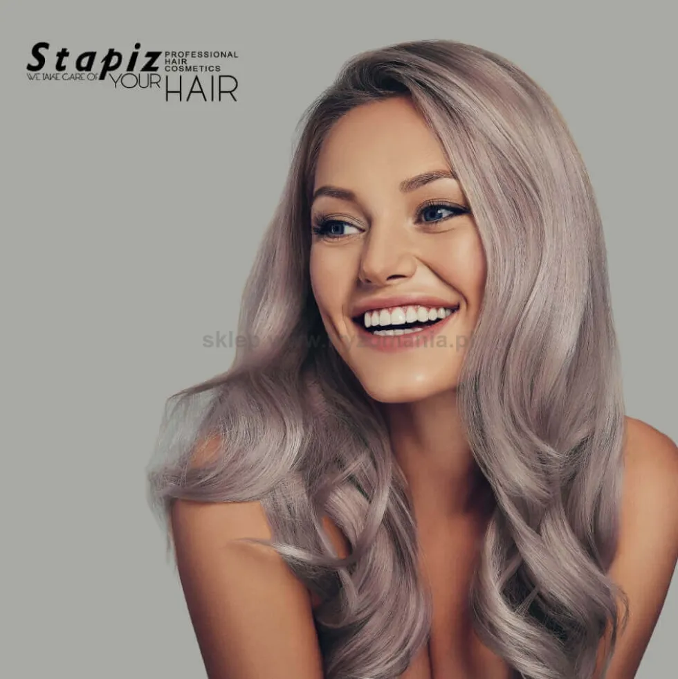 Stapiz Sleek Line Violet Blond - zestaw ochładzający kolor włosów szampon 300ml i maska 250ml
