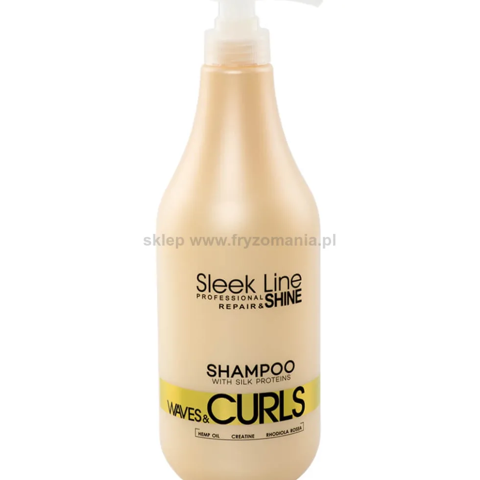 Stapiz Sleek Line Waves&Curls Szampon do włosów kręconych, falowanych i puszących się 1000ml