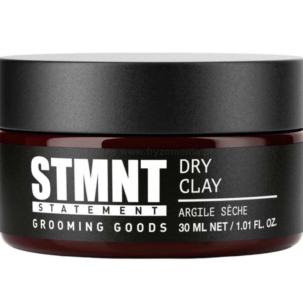 STMNT Dry Clay, sucha glinka o mocnym utrwaleniu do włosów dla mężczyzn 30ml