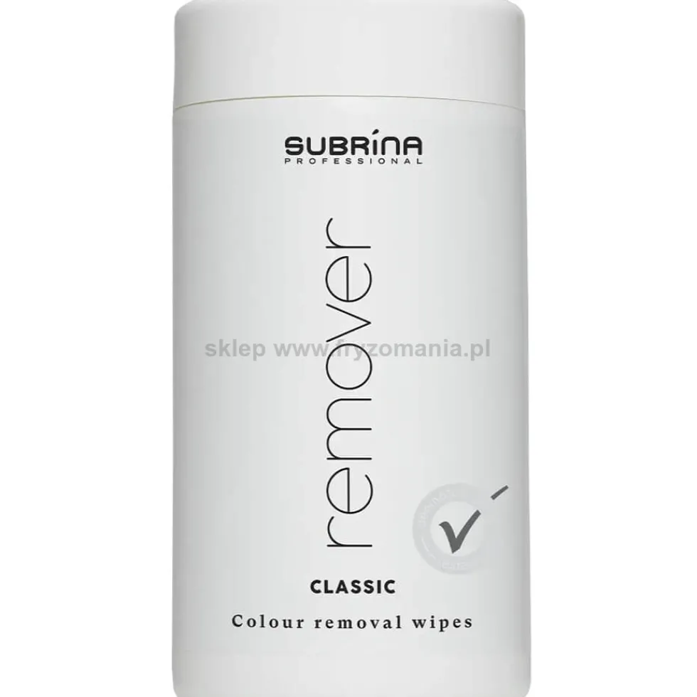 Subrina Remover Classic Chusteczki do zmywania farby po koloryzacji włosów 100szt.