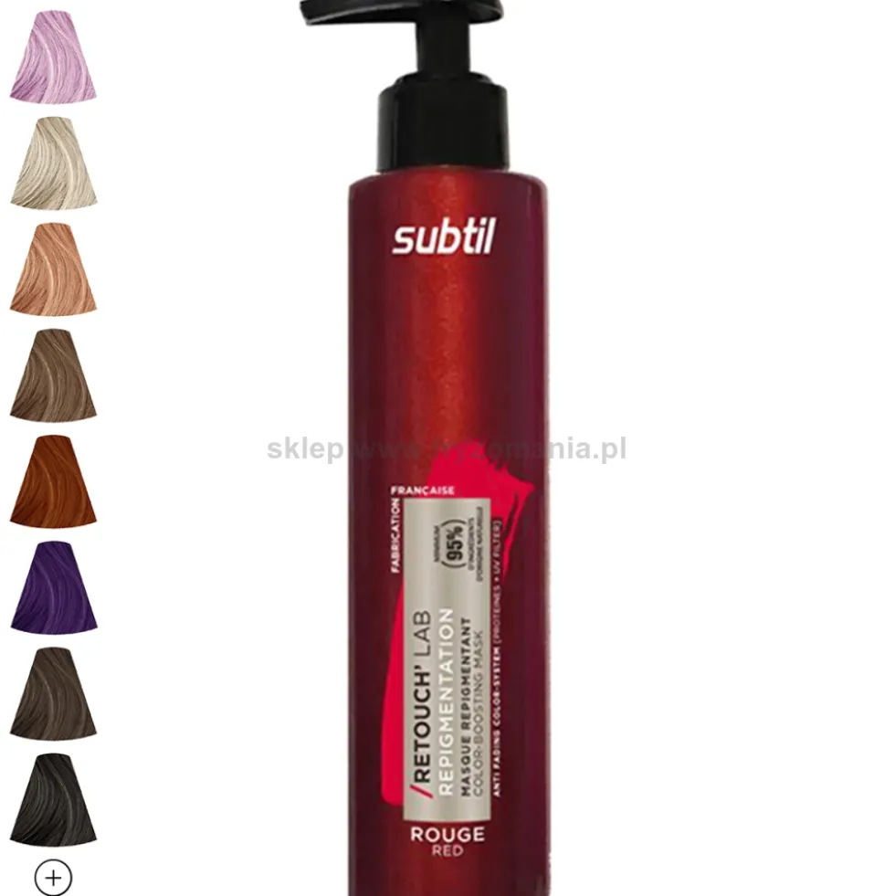 Subtil Retouch Lab Maska koloryzująca do włosów 195ml