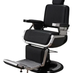 Super Salon DARK Fotel barberski, czarny dostępny w 48H
