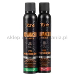 Tahe ADVANCED BARBER No.333 Hair Matt Volume Puder w sprayu nadający objętość do włosów dla mężczyzn (dark) 200ml