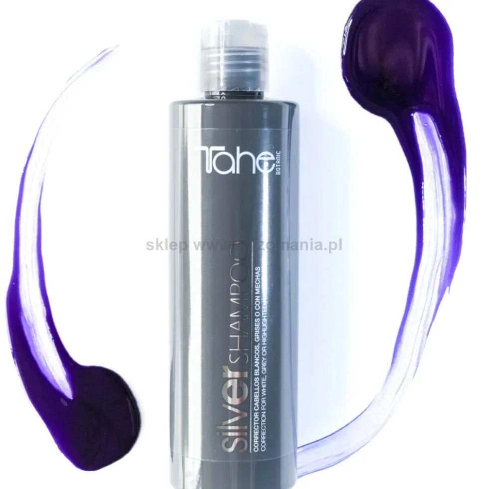 Tahe Botanic Silver Szampon do włosów blond, siwych i rozjaśnianych 300ml