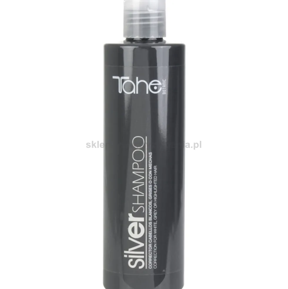 Tahe Botanic Silver Szampon do włosów blond, siwych i rozjaśnianych 300ml