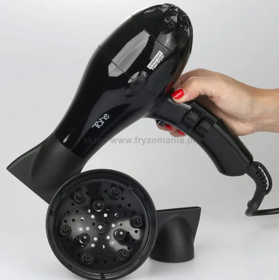 Tahe Compact Suszarka do włosów czarna 2000W