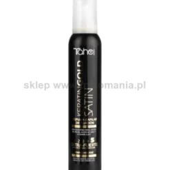 Tahe Keratin Gold Satin 5 bardzo mocna pianka do włosów suchych i zniszczonych 200ml