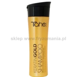 Tahe Keratin Gold zestaw do pielęgnacji włosów bardzo zniszczonych i suchych, szampon, maska, olejek