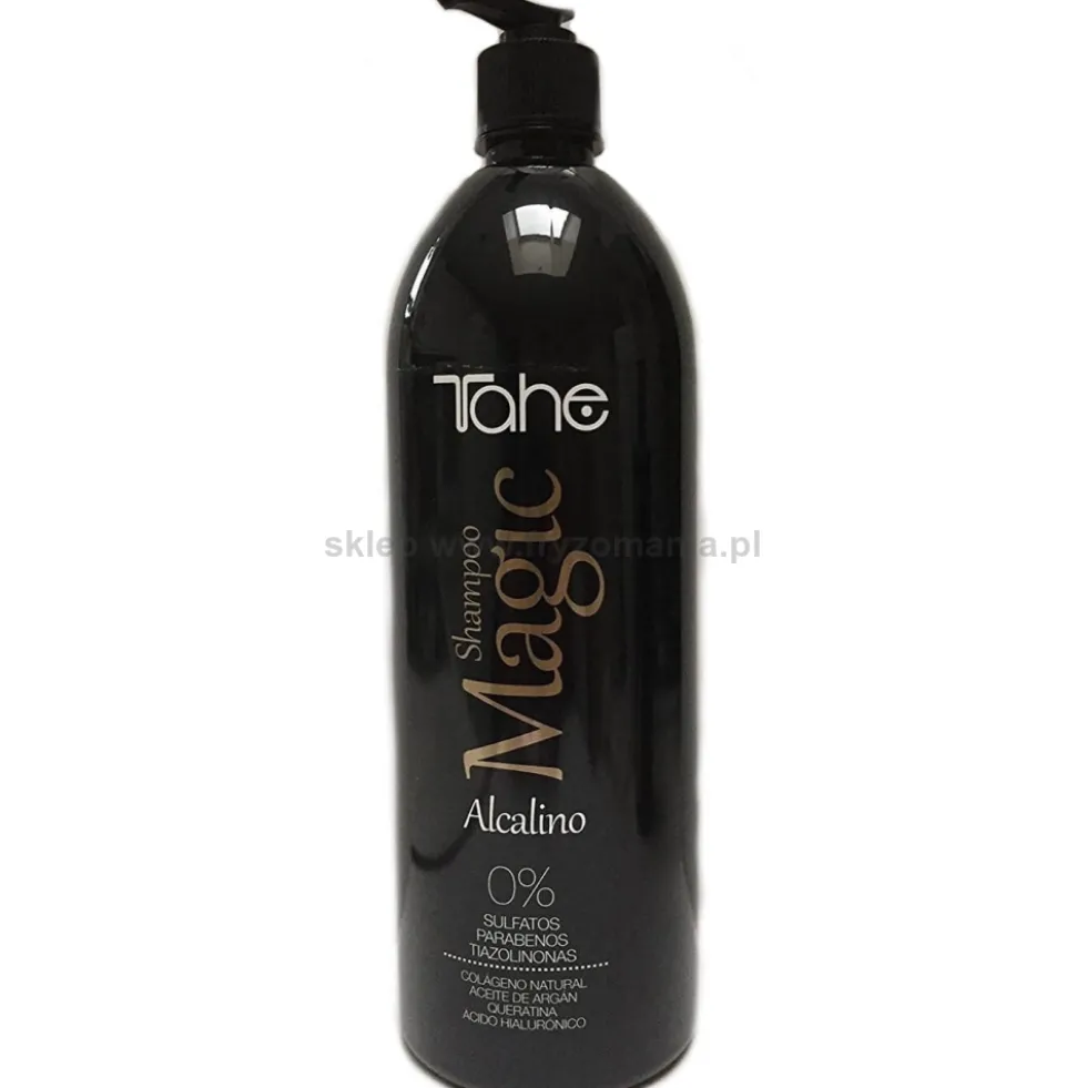Tahe Magic Alcalino szampon alkaliczny oczyszczający włosy przed zabiegiem botoks 1000ml