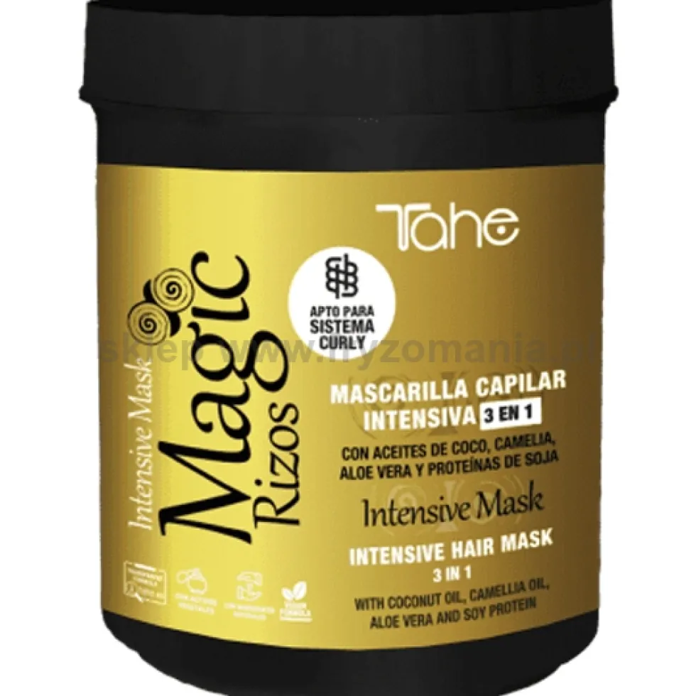 Tahe Magic Rizos Intensive 3w1 Maska intensywnie odżywiająca do włosów kręconych 700ml