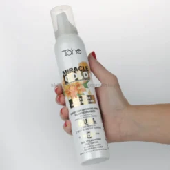 Tahe Miracle Gold Anti-frizz Pianka wygładzająca włosy 200ml