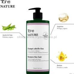 Tahe Nature Fine Szampon do włosów cienkich bez siarczanów 750ml
