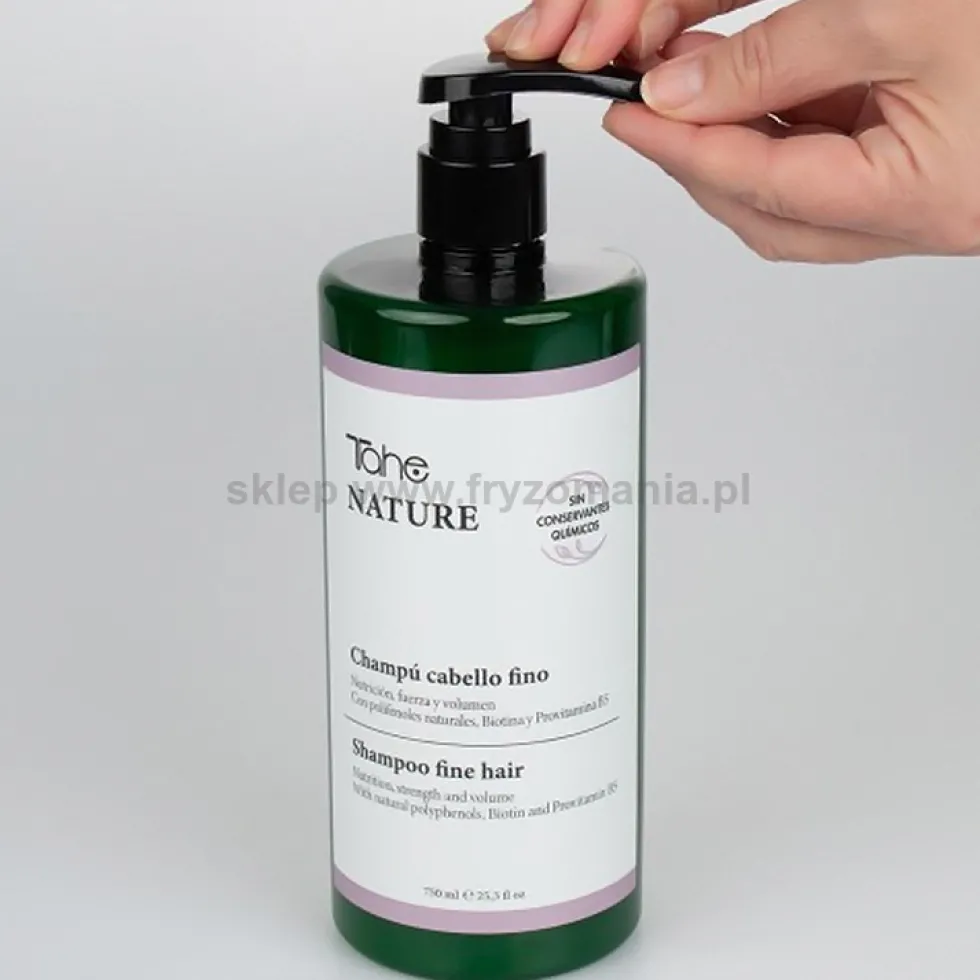 Tahe Nature Fine Szampon do włosów cienkich bez siarczanów 750ml