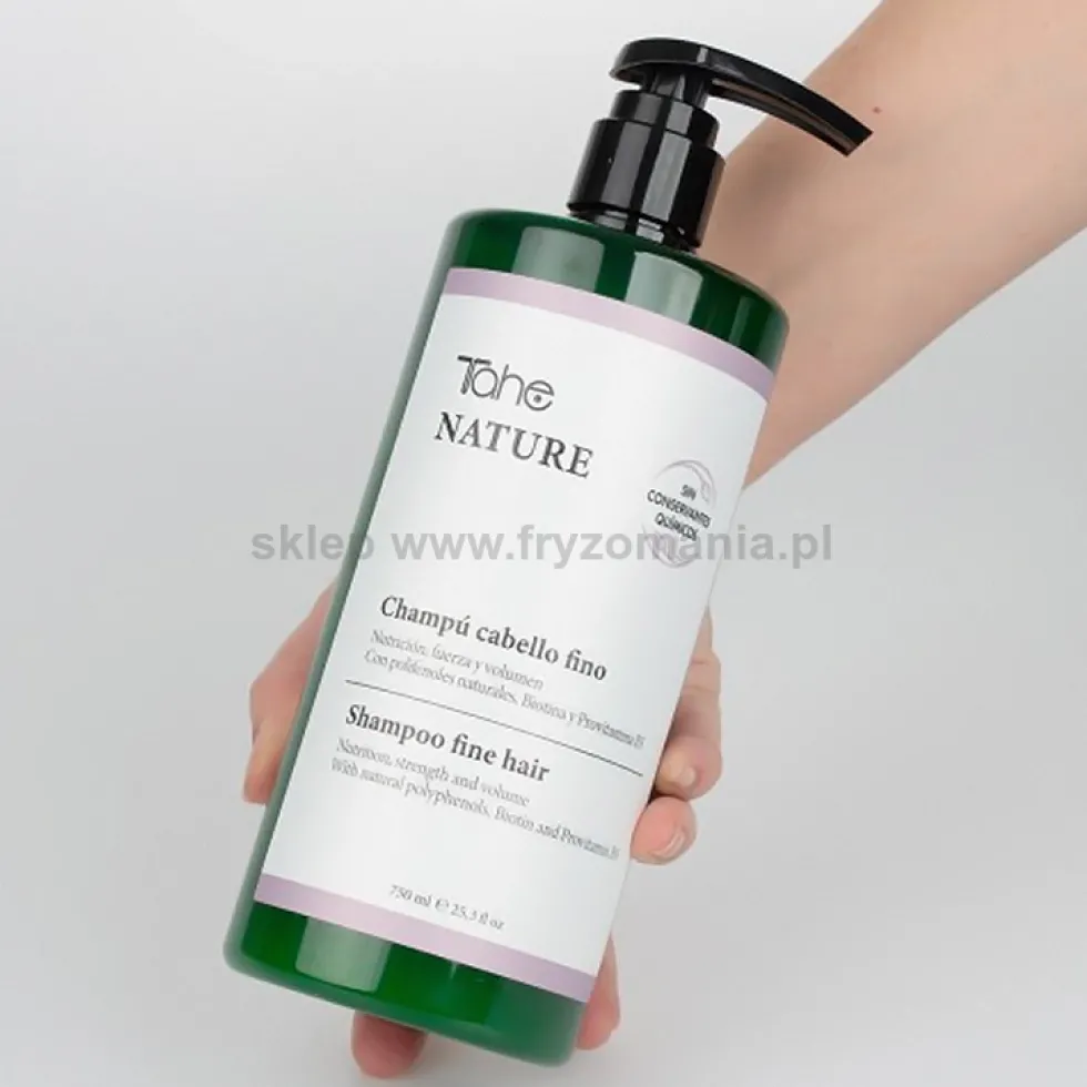 Tahe Nature Fine Szampon do włosów cienkich bez siarczanów 750ml