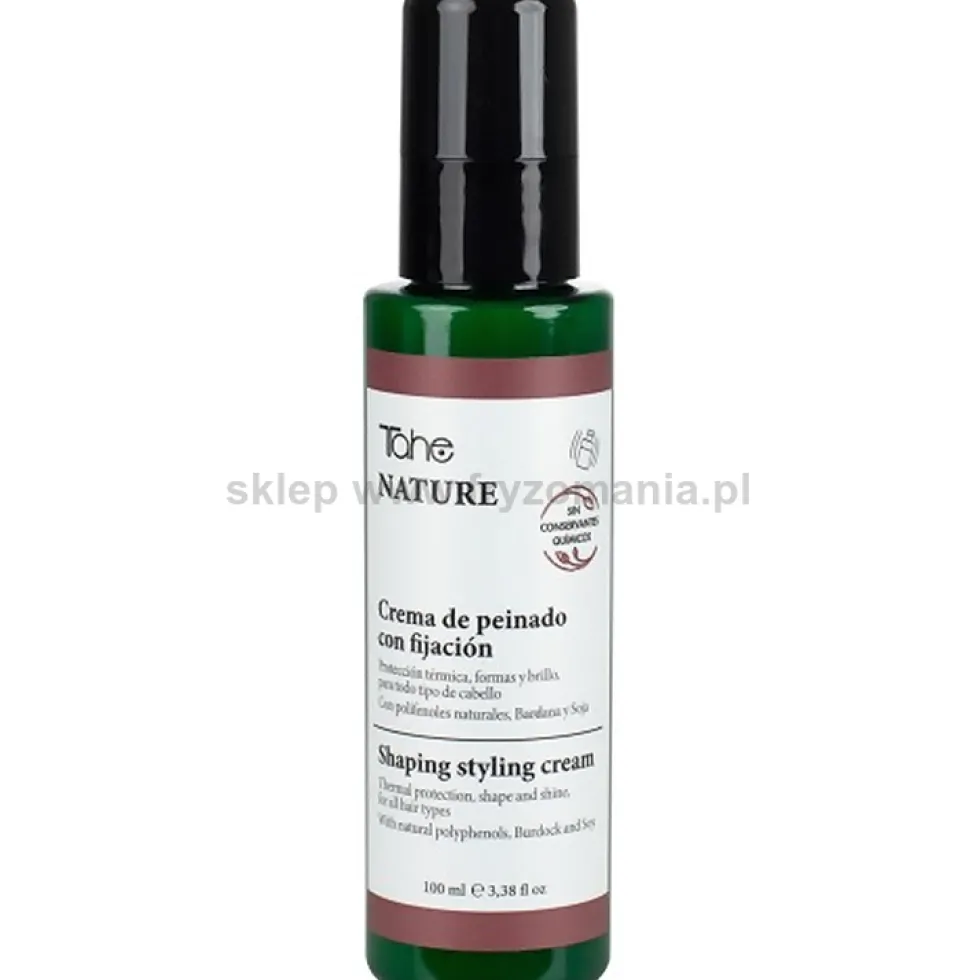 Tahe Nature Shape Styling Krem do stylizacji włosów z utrwaleniem, termoochronny 100ml