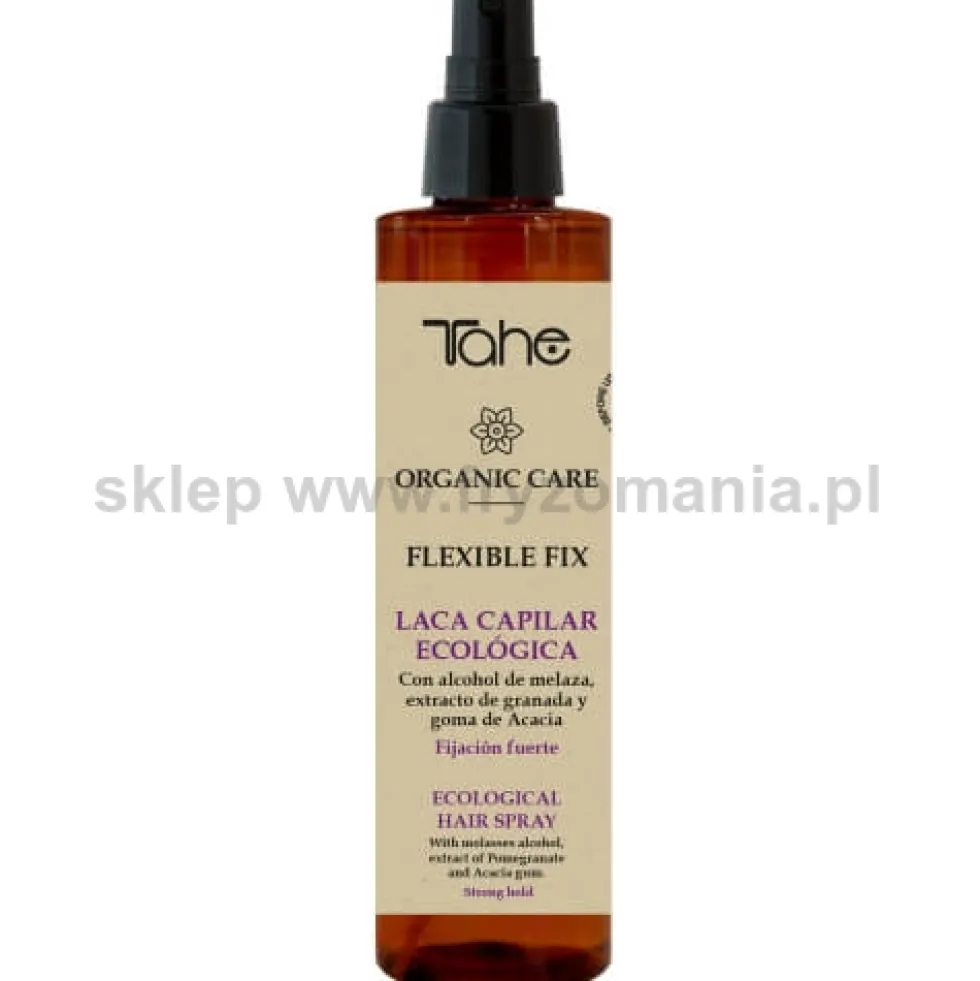 Tahe ORGANIC CARE FLEXIBLE FIX organiczny lakier do włosów mocny 200ml