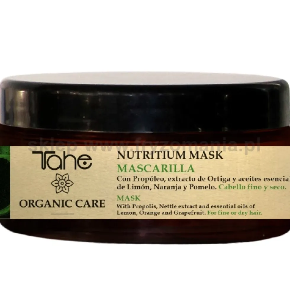 Tahe ORGANIC CARE NUTRITIUM MASK Maska regenerująca do włosów cienkich 300ml