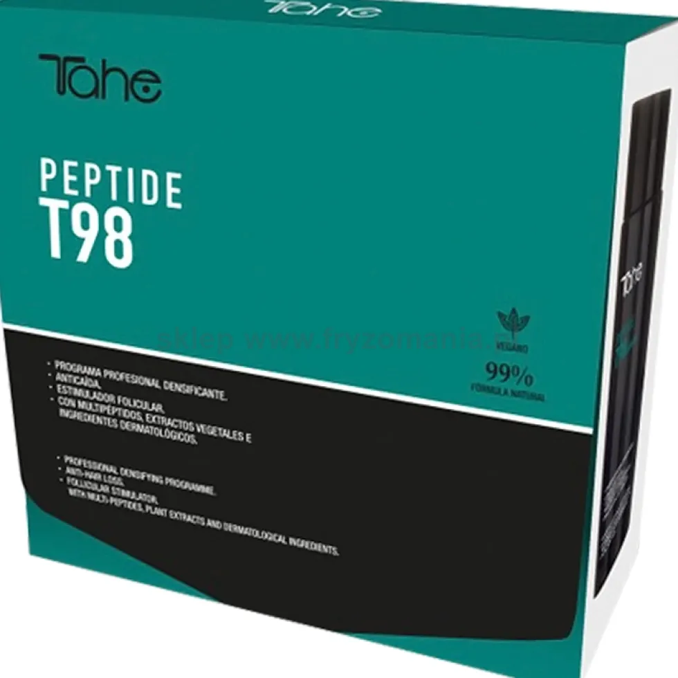 Tahe Peptide T98 - zestaw przeciw wypadaniu włosów, szampon 300ml i koncentrat 6x10ml