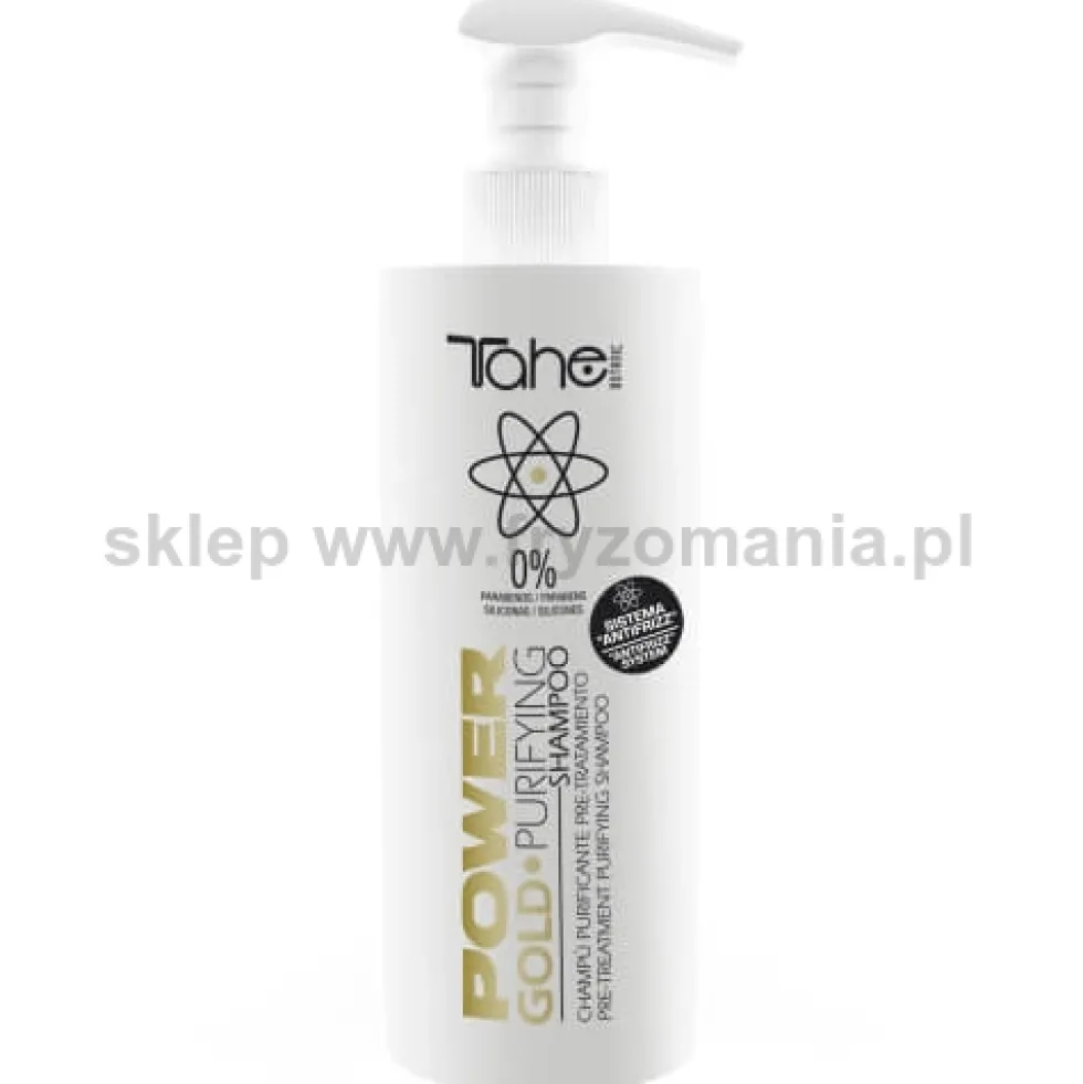 Tahe POWER GOLD MASK zestaw profesjonalnych kosmetyków do włosów
