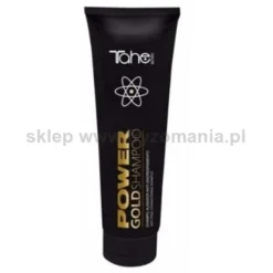 Tahe POWER GOLD SHAMPOO Szampon aktywny z płynnym złotem do organicznego prostowania włosów, nanoplastia 250ml