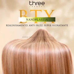 Three Therapy Nanoplastia BTX Botox Kuracja prostowania włosów 1000g