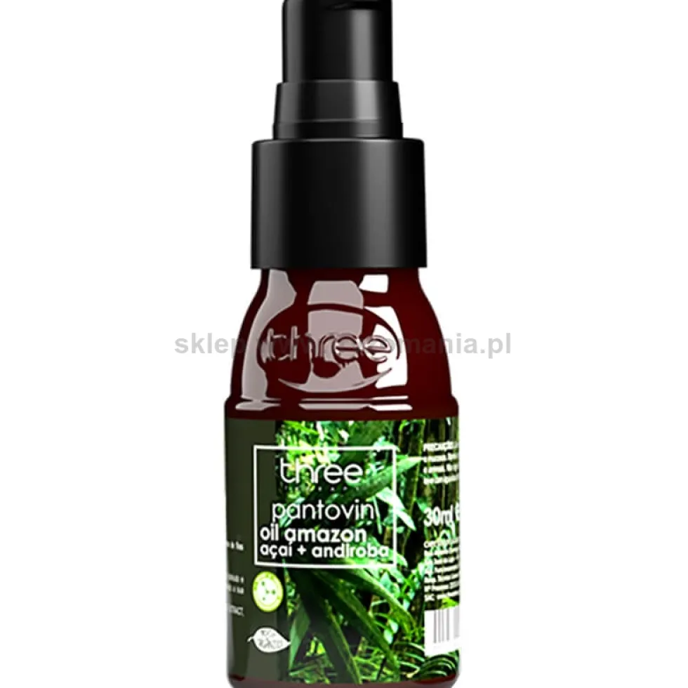 Three Therapy Pantovin Oil Amazon Olejek rewitalizujący i nawilżający włosy 30ml