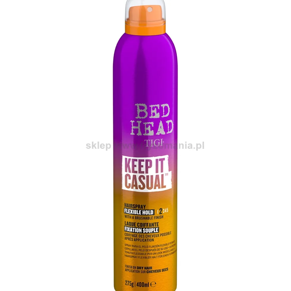 Tigi Bed Head Keep It Casual elastyczny lakier do włosów 400ml