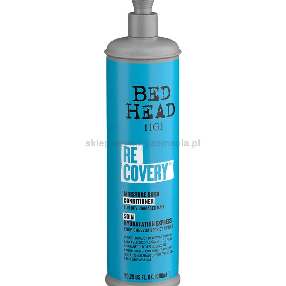 Tigi Bed Head Recovery Moisture Rush Odżywka nawilżająca do włosów suchych i zniszczonych 600ml